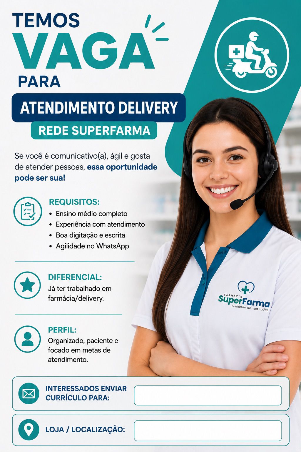Consultor de Vendas - Delivery